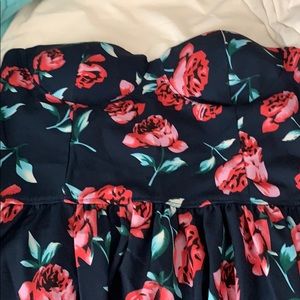 Strapless summer dress